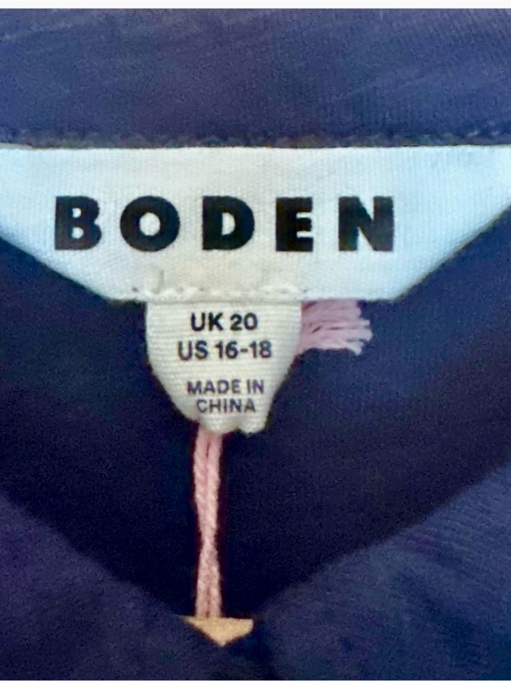Boden Navy Button-Down Shirt - Picture 2 of 5